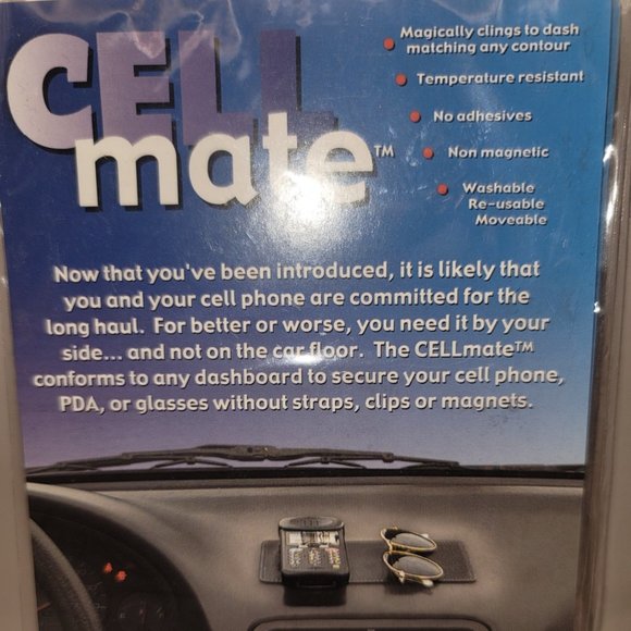 CELL MATE Dashboard Cell Phone Object Holder - Set of 2 - Picture 2 of 3
